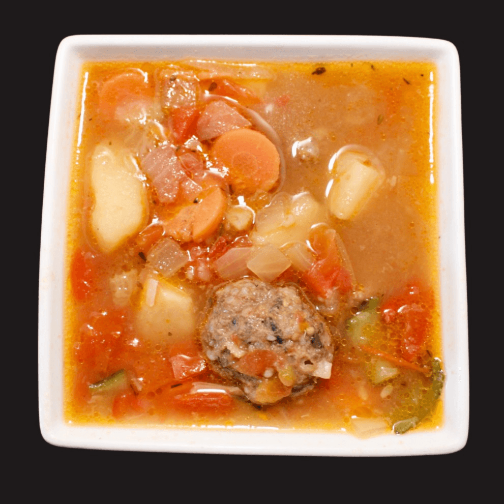Sopa de Albondigas.
