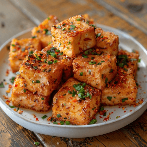 A17 Spicy Salt Deep Fried Tofu 椒鹽豆腐