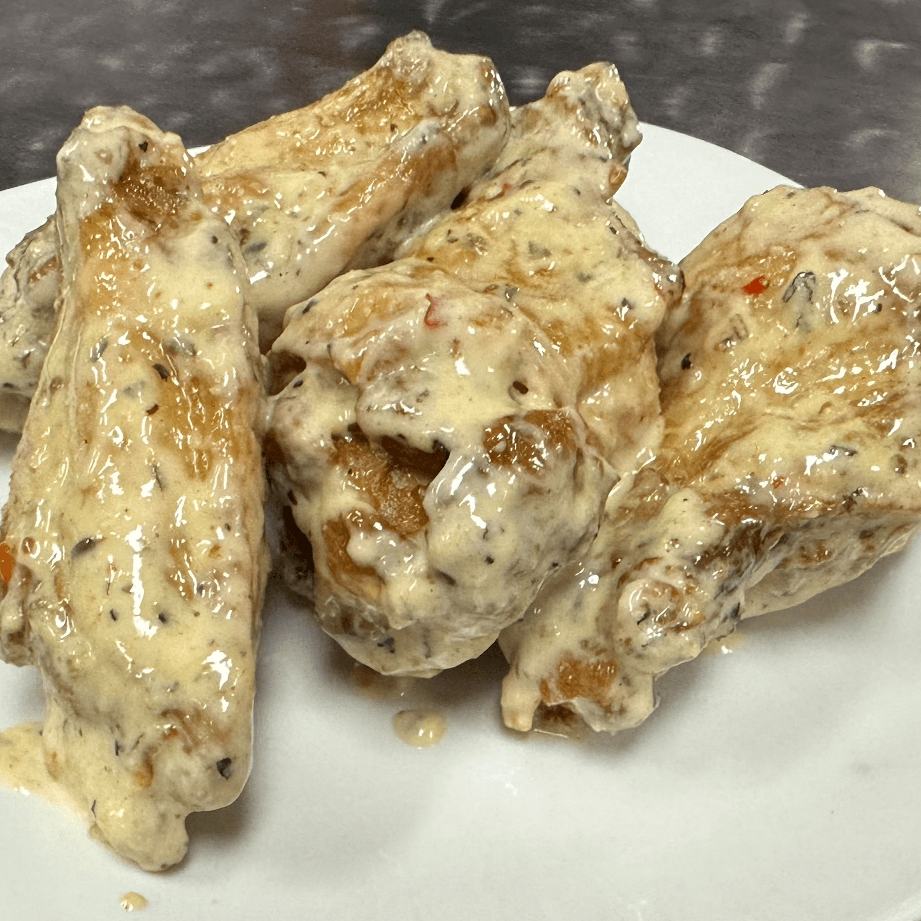 Jumbo Bone-in Wings.