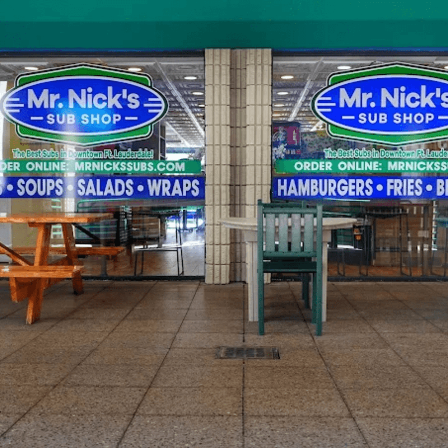 Welcome to Mr. Nick’s Sub Shop