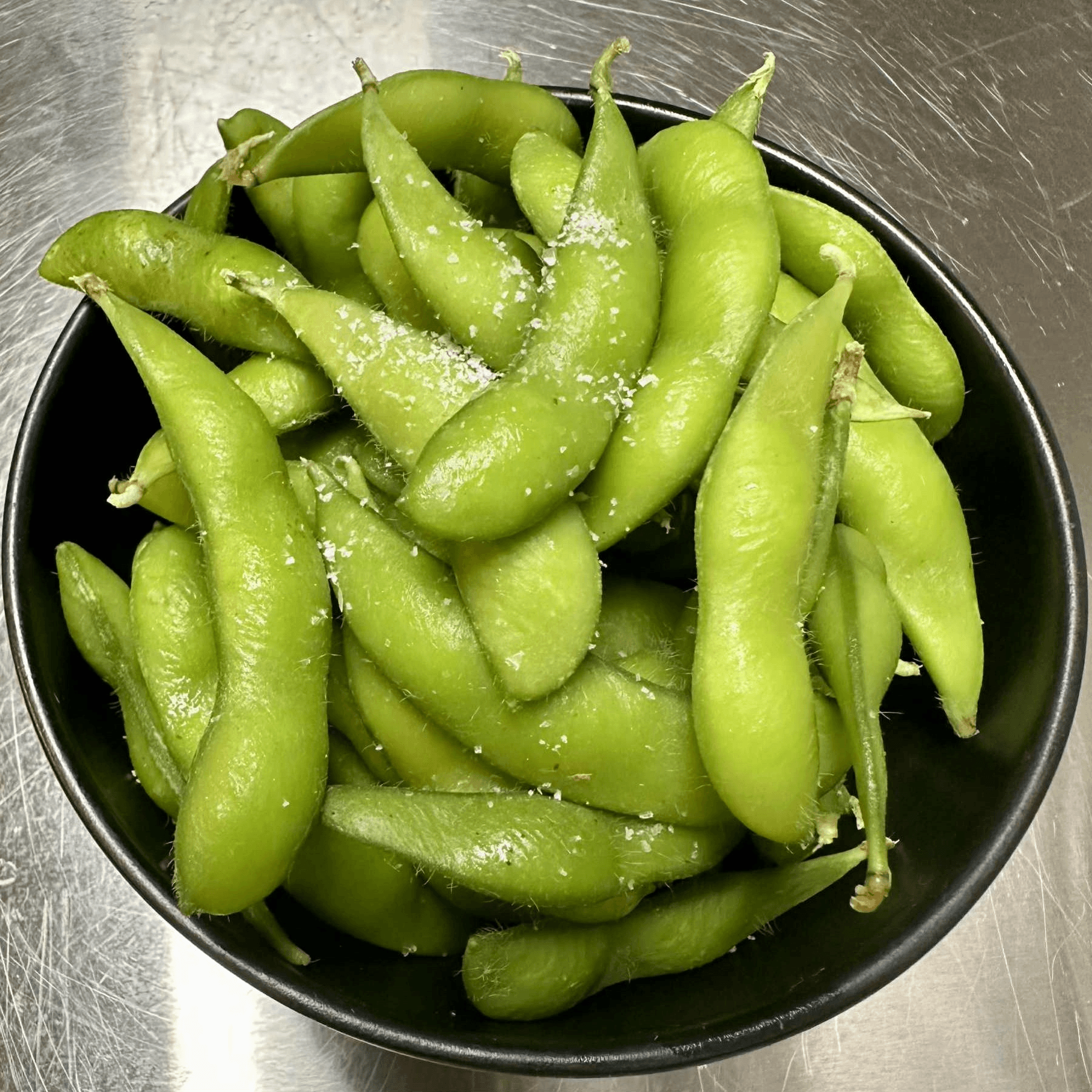 Steamed Edamame.