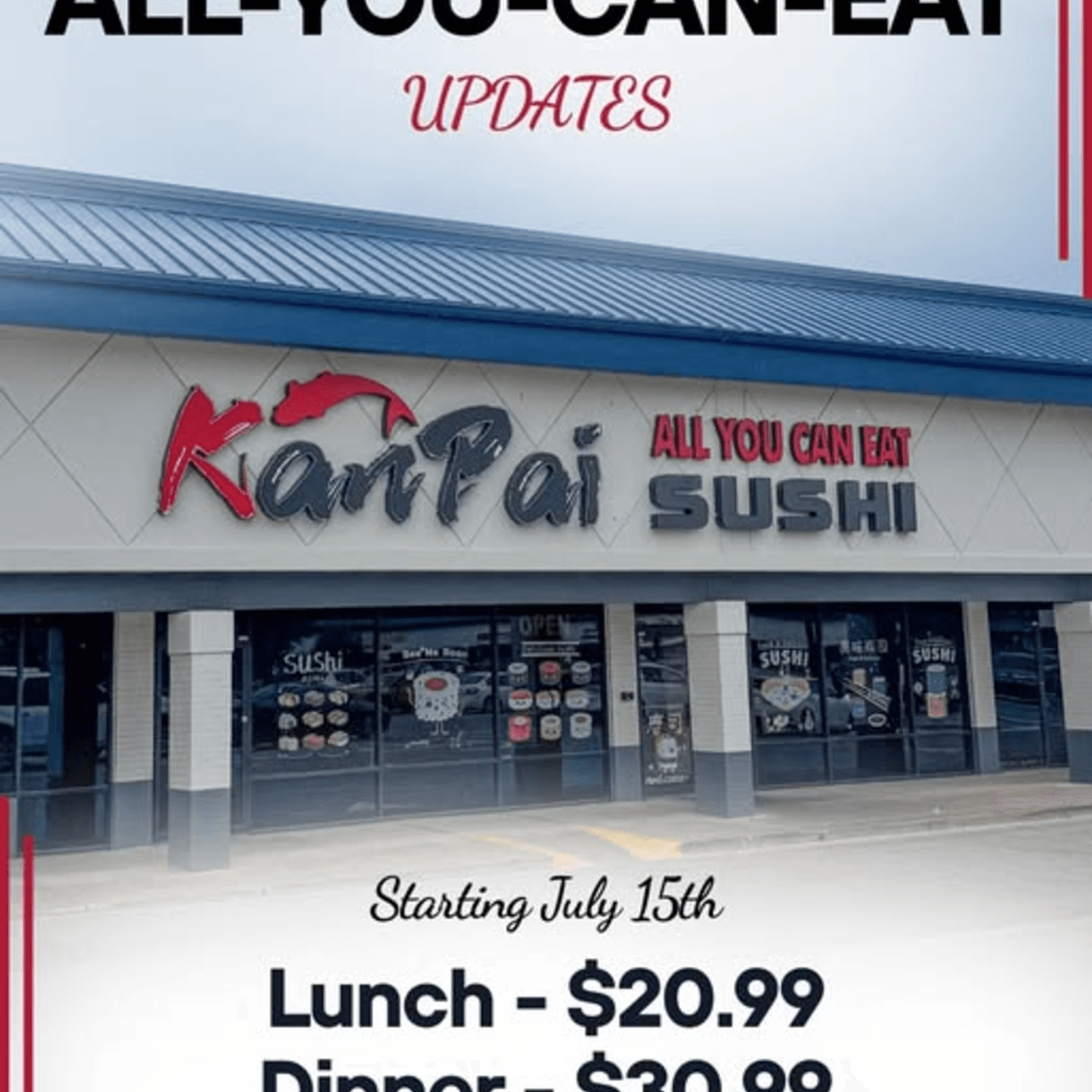 New Price and Time Update