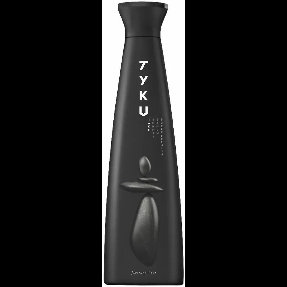 TYKU Junmai Ginjo sake.