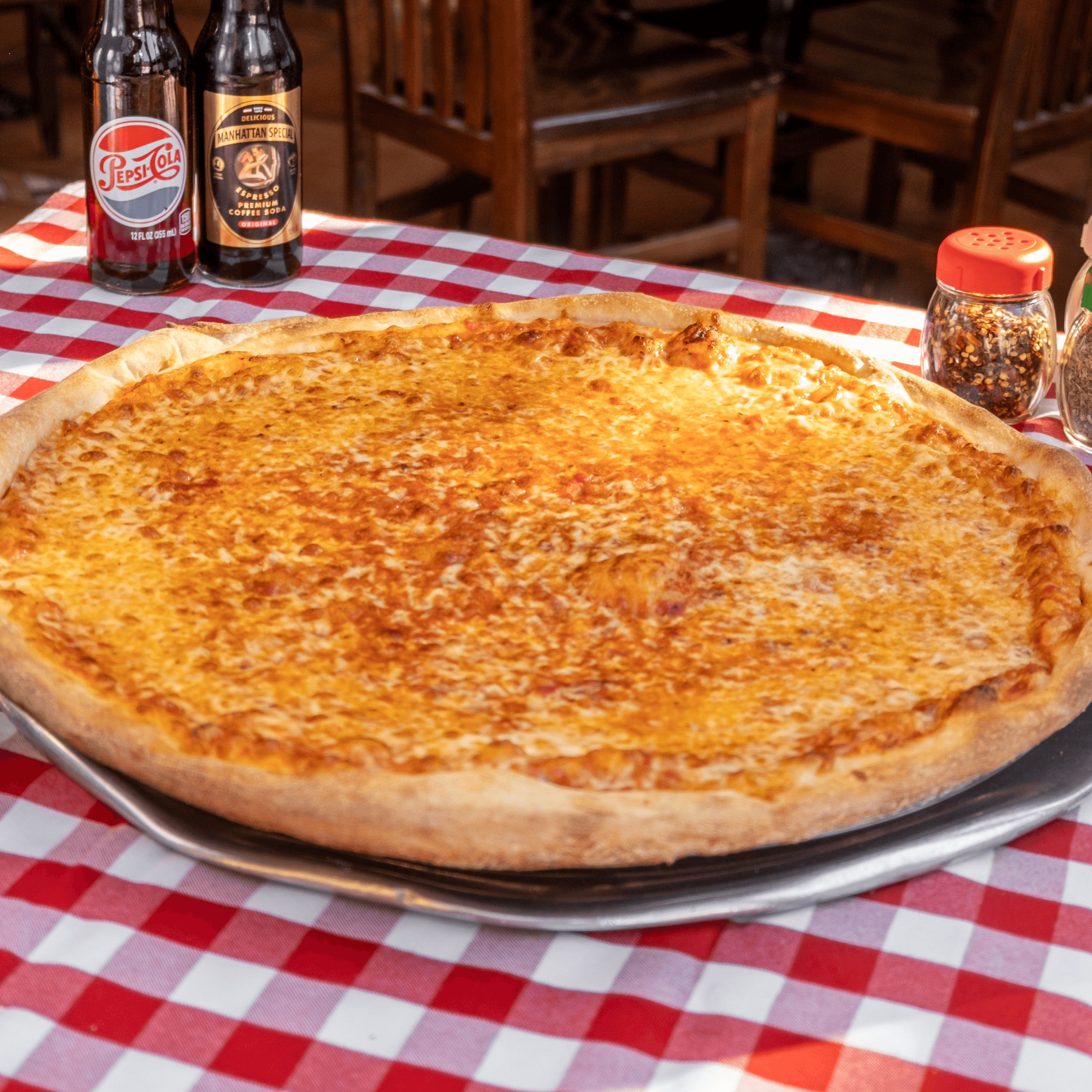 Neapolitan Cheese Pizza.