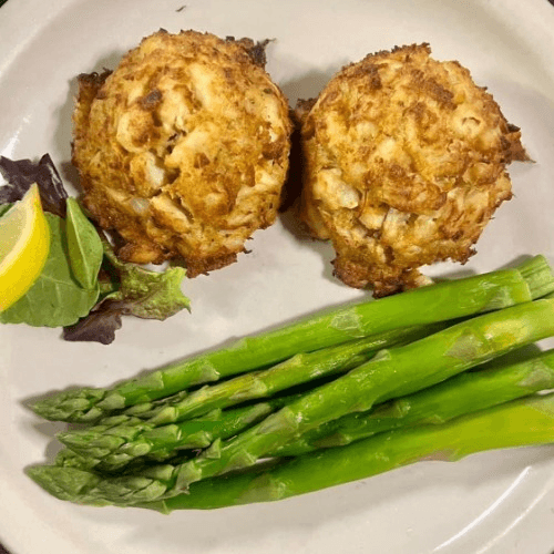 Crab Cakes.