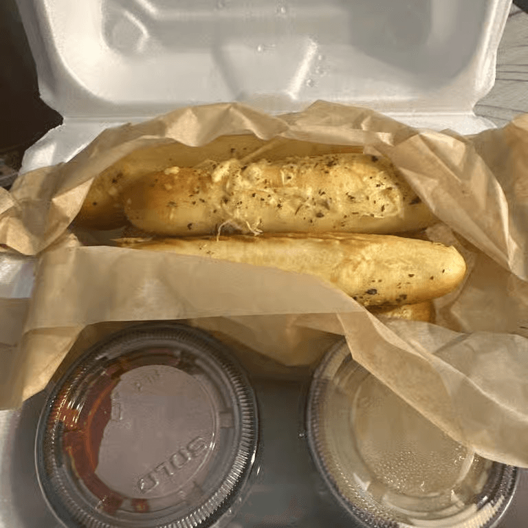 Garlic Breadsticks.
