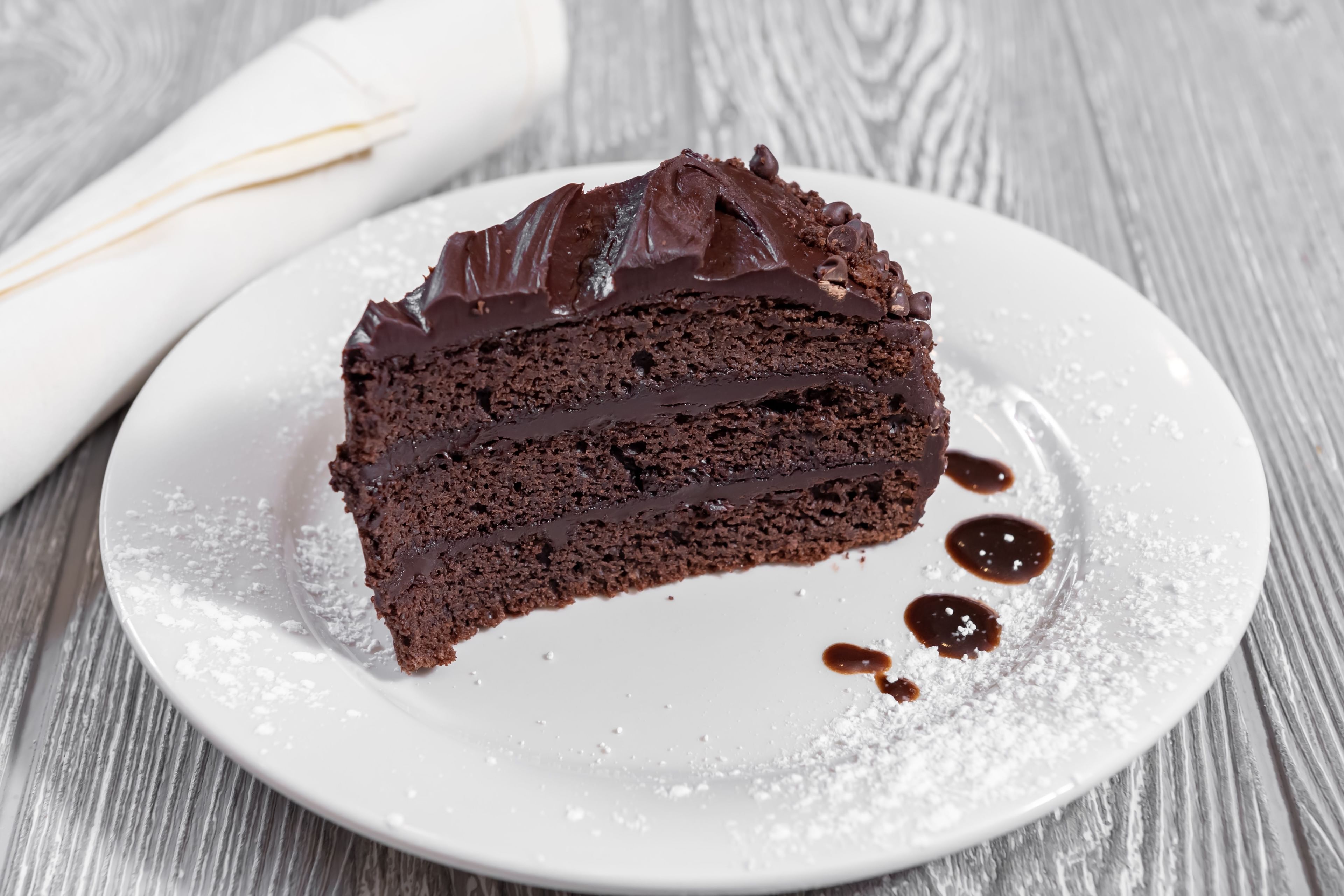 Chocolate Fudge Cake.