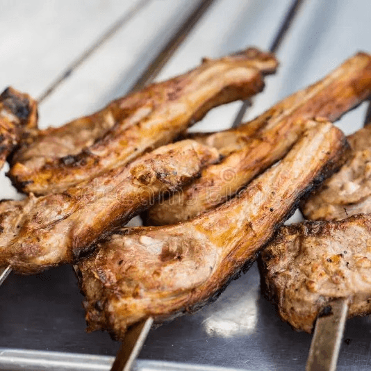 Lamb Chop Skewer.