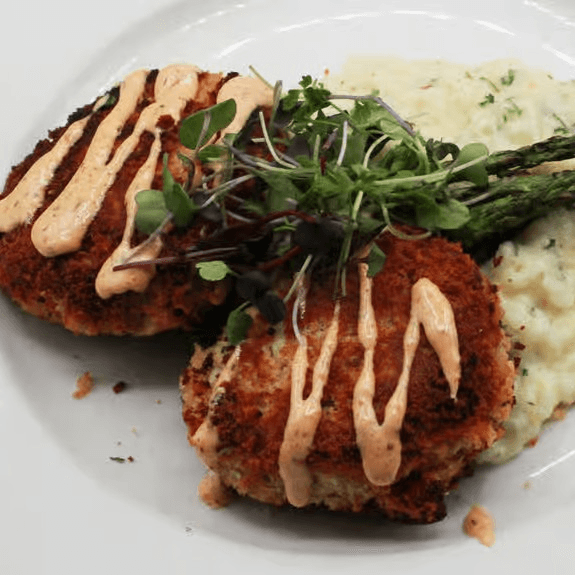 Crab Cakes.