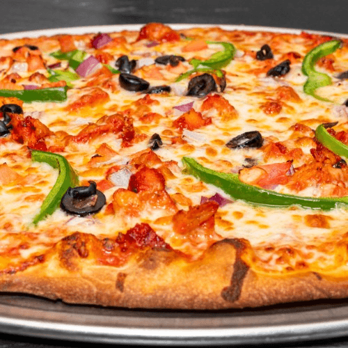 Chicken Tikka Pizza medium.