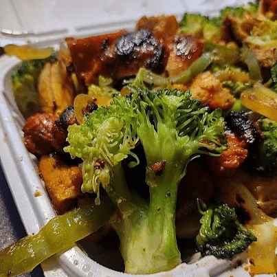 Chicken & Broccoli Potato.
