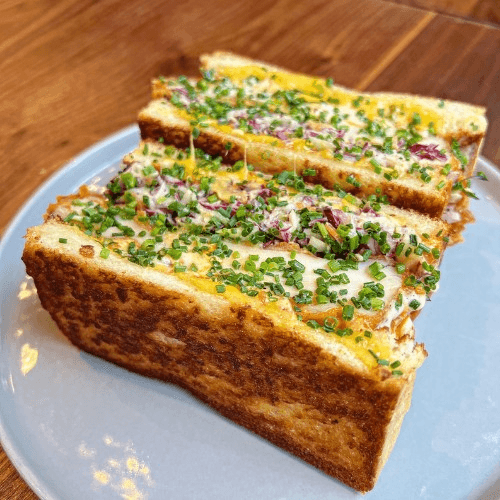 Fried Chicken Melt Sandwich.