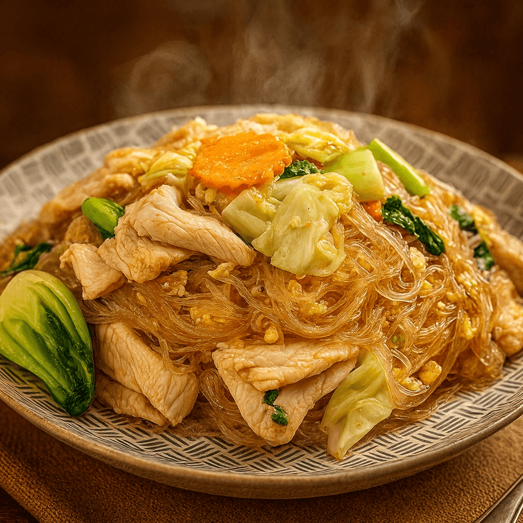 Pad woon sen noodles.