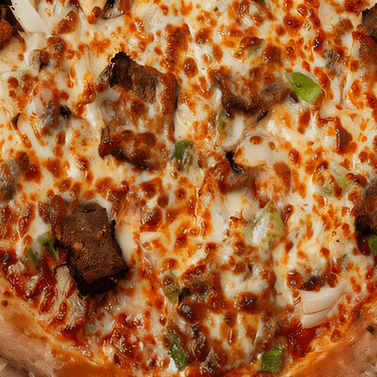 Steak Pizza.