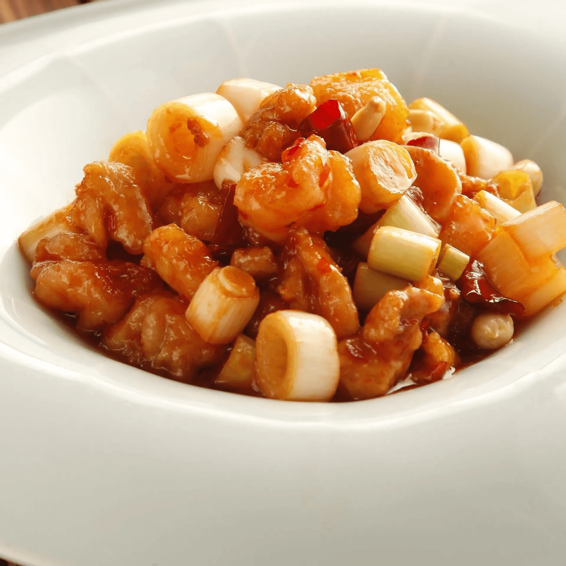 Kung Pao Chicken or Beef.