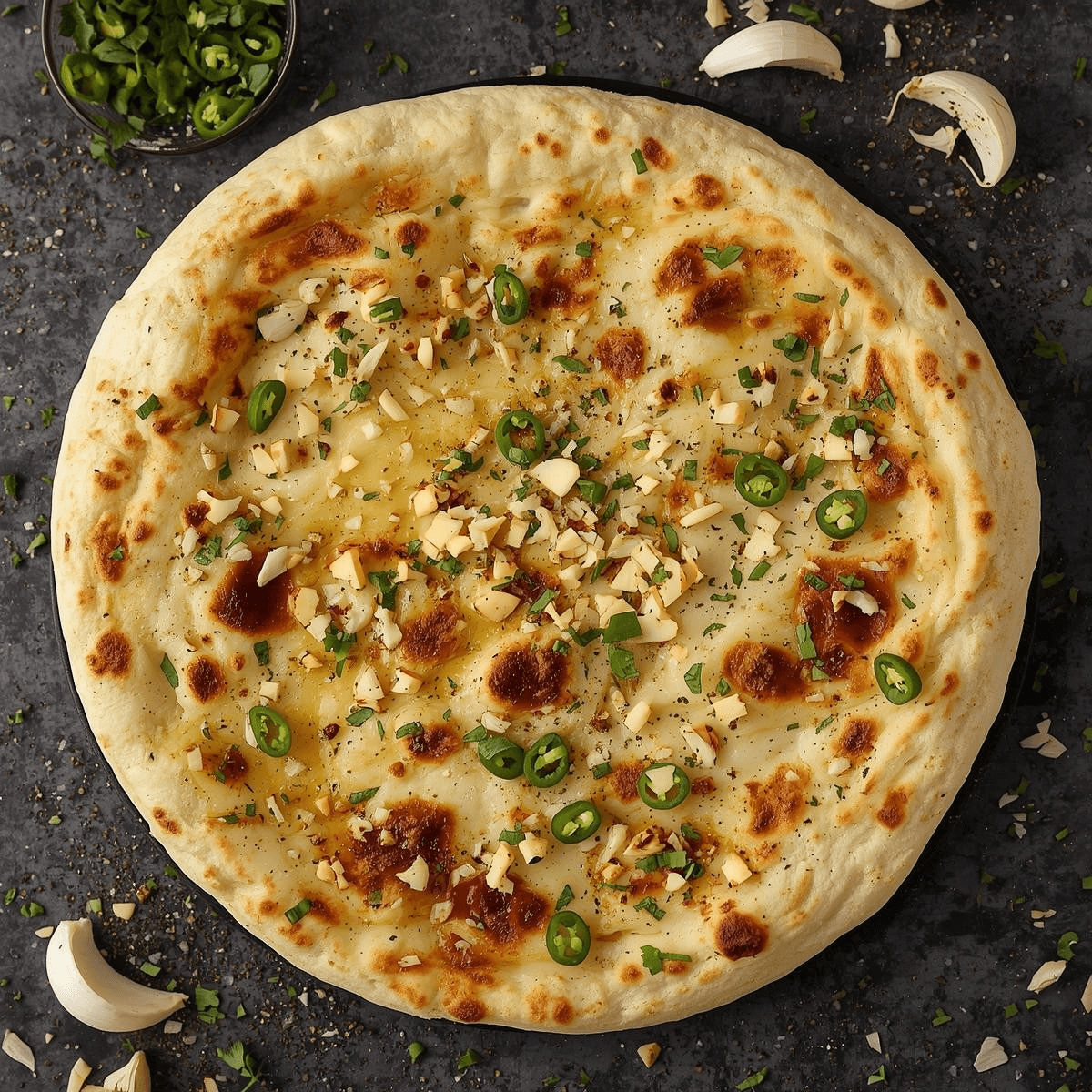 Chilli Garlic Naan.