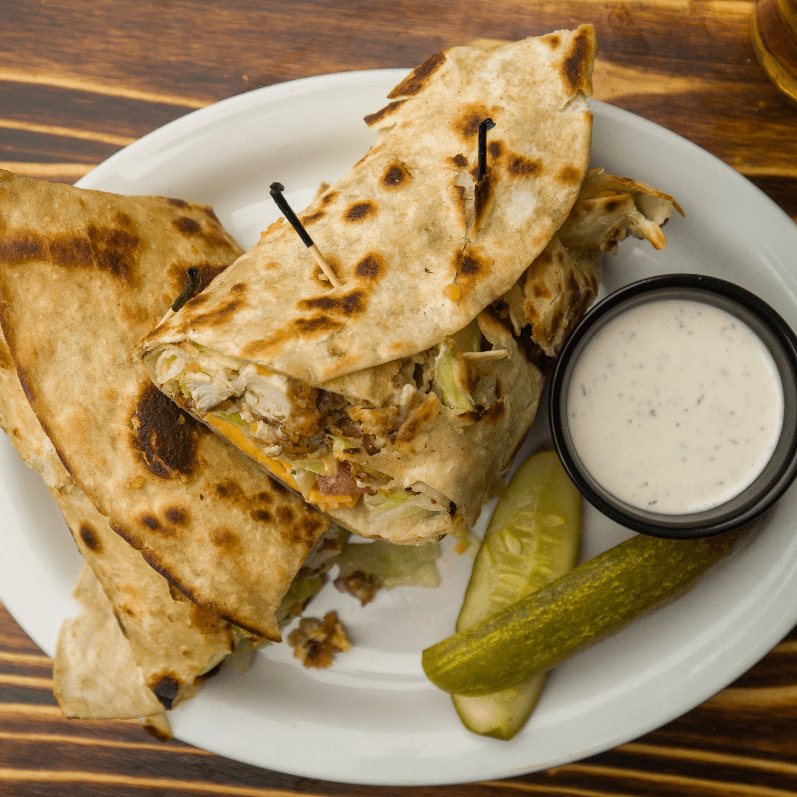 Buffalo Chicken Wrap.