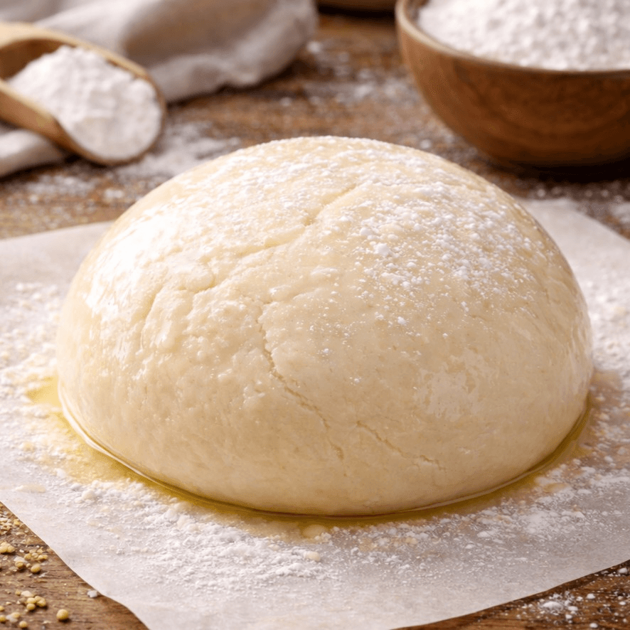 No-Gluten Added Dough Ball.