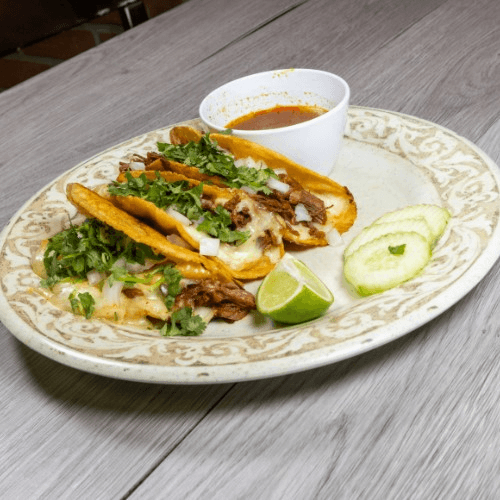 QUESABIRRIAS CON CONSOMÉ (3 PIEZAS).