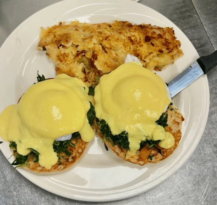 Eggs Florentine.