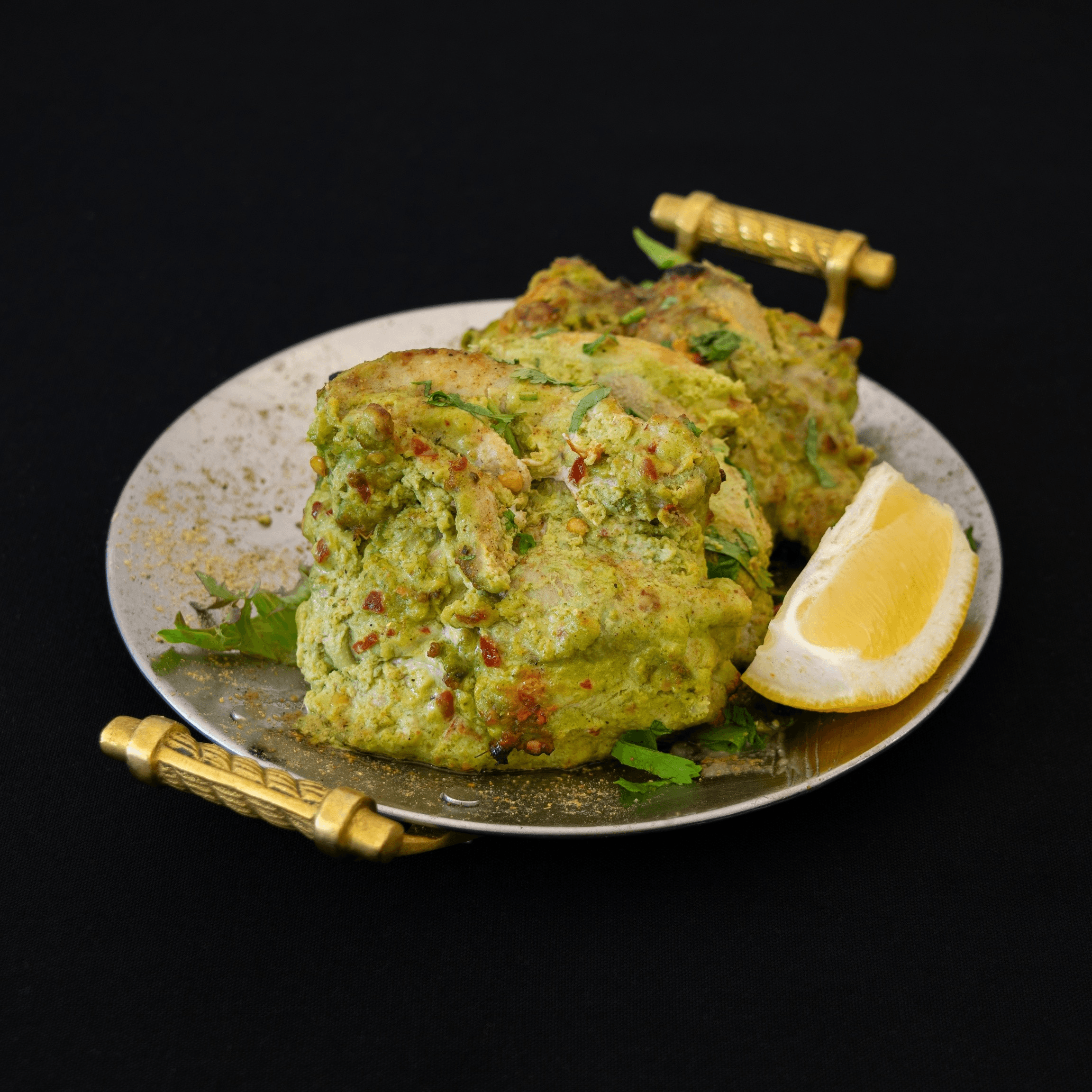 Hariyali Chicken Tikka.