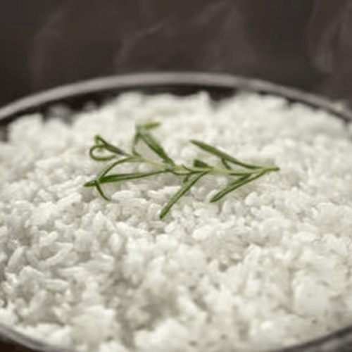 Steamed Rice.