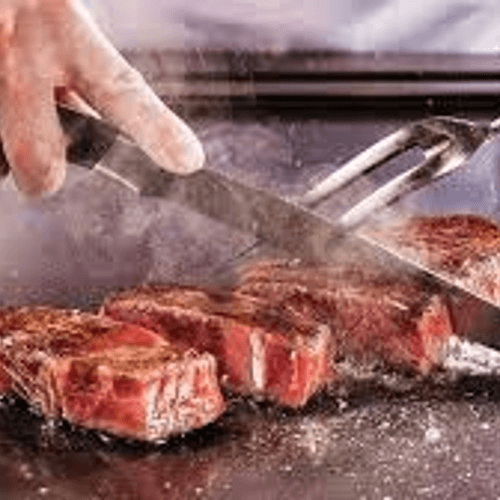 Wagyu Steak & Shrimp Hibachi.