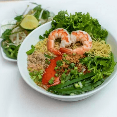 Mì Present - Present's Yellow Noodle Soup.