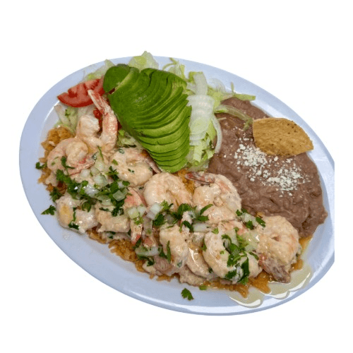 Shrimps in Garlic Sauce.