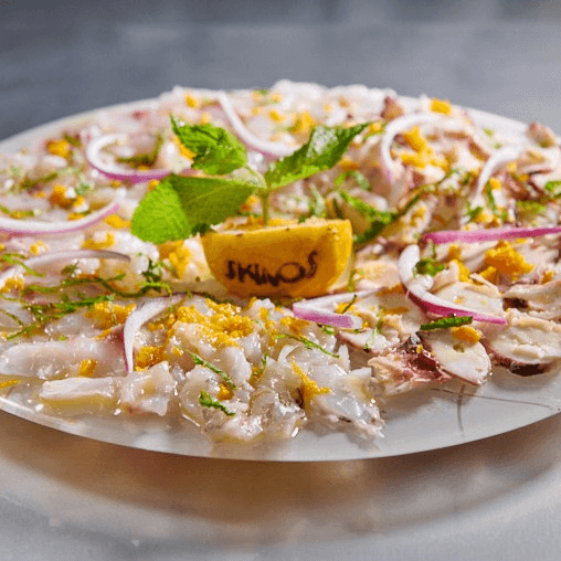 Seafood Carpaccio.