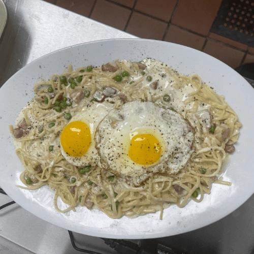 Pasta Carbonara.