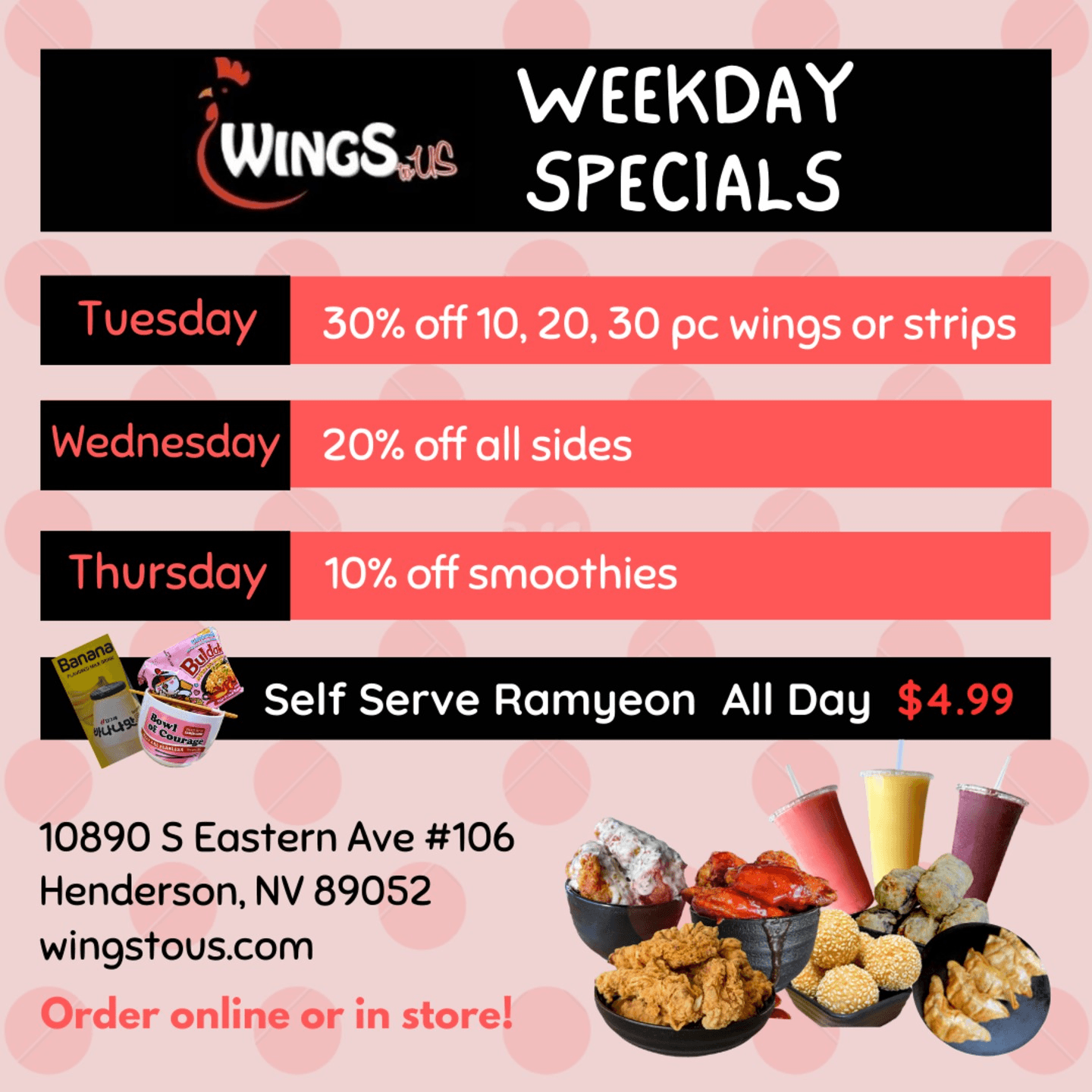 Weekday Wins, Flavor Edition