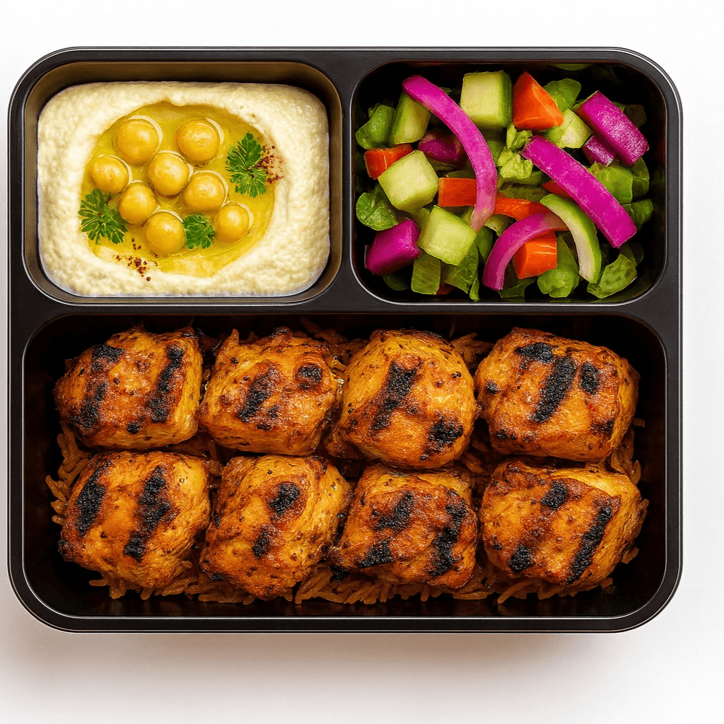 Chicken Kabob Plate.
