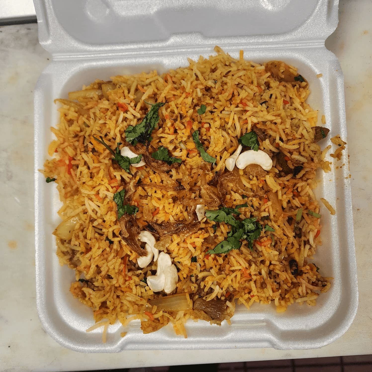 Lamb Biryani.