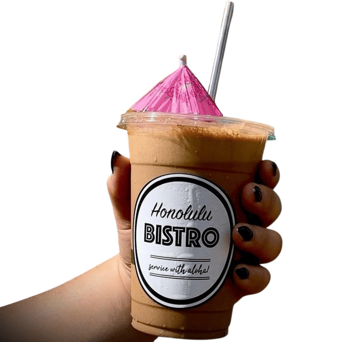 Protein Hazelnut Frappé.