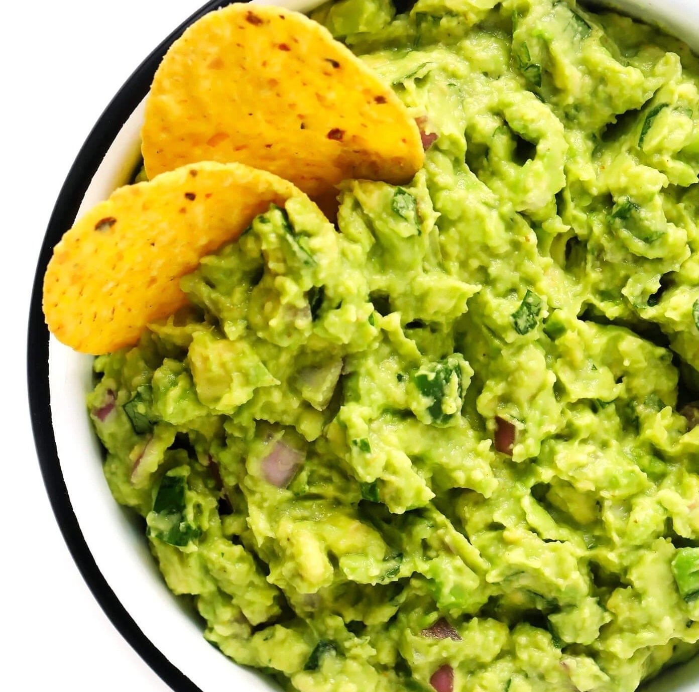 Homemade Guacamole & Chips.
