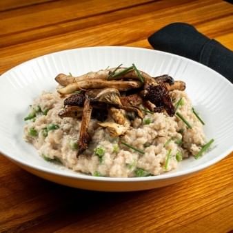 Mushroom risotto.