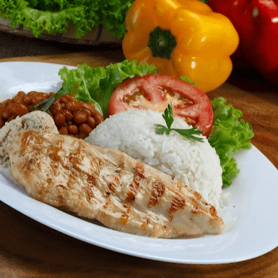 50. Grilled Chicken Rice.