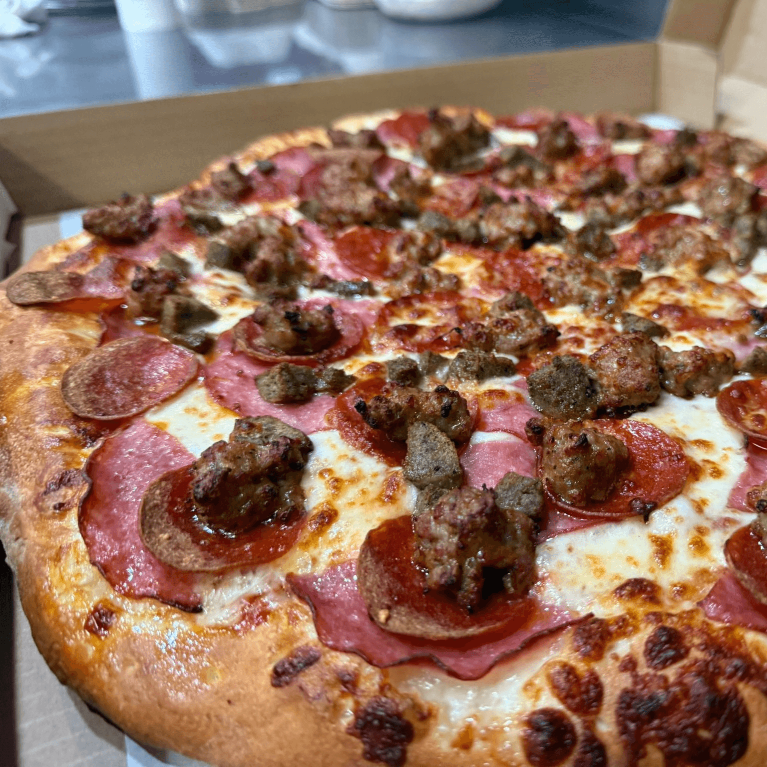 Meat Lovers Pizza.