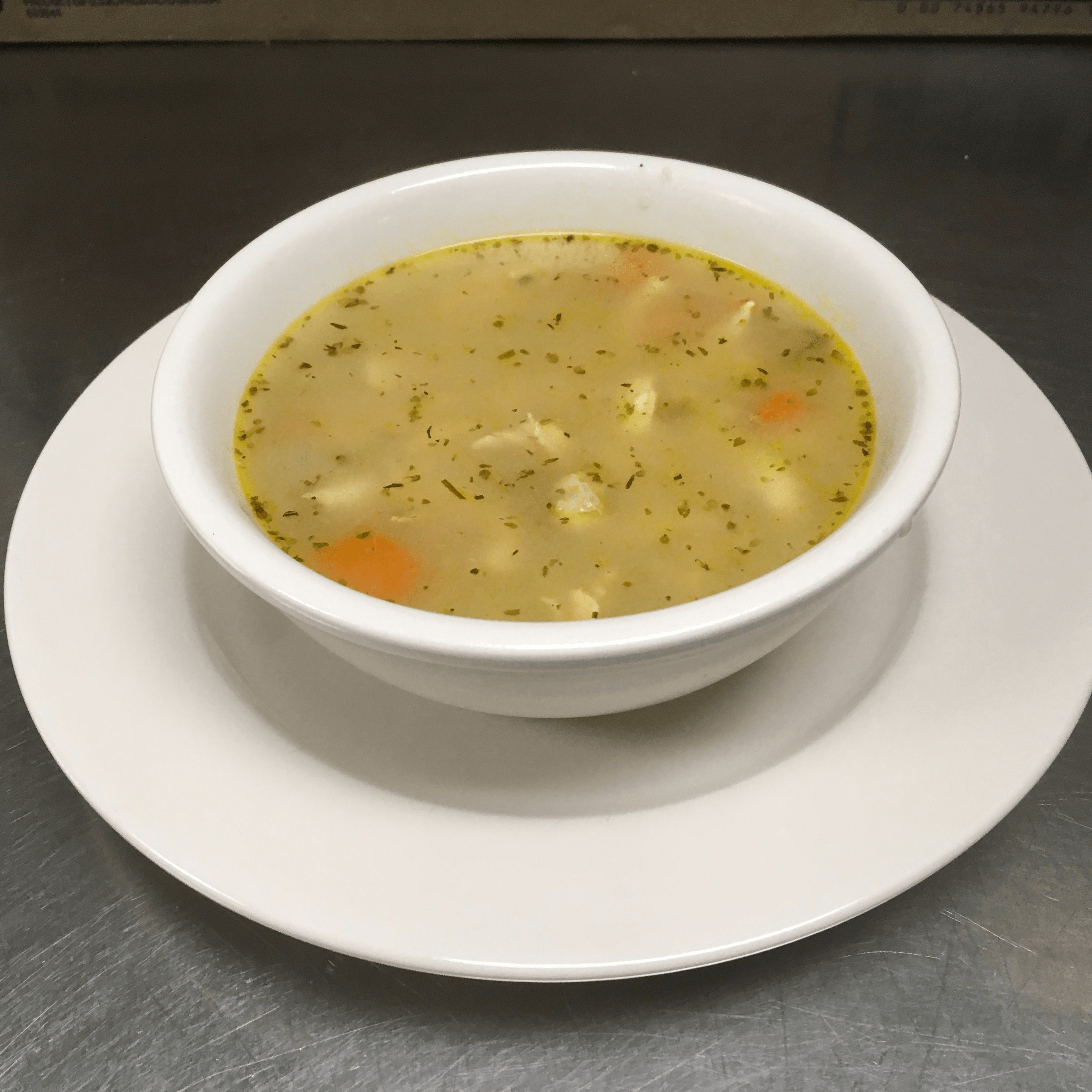 Greek Chicken ‘N’ Orzo soup 12cup.
