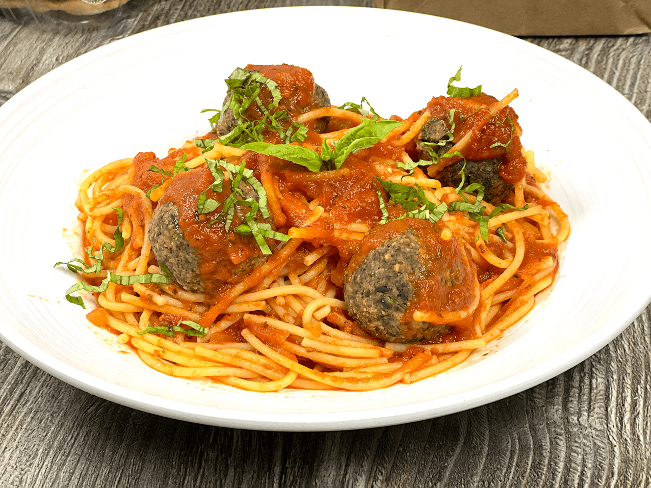 Spaghetti & Meatballs Meal (c).