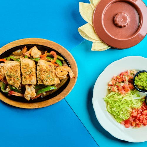 Seafood Fajitas.