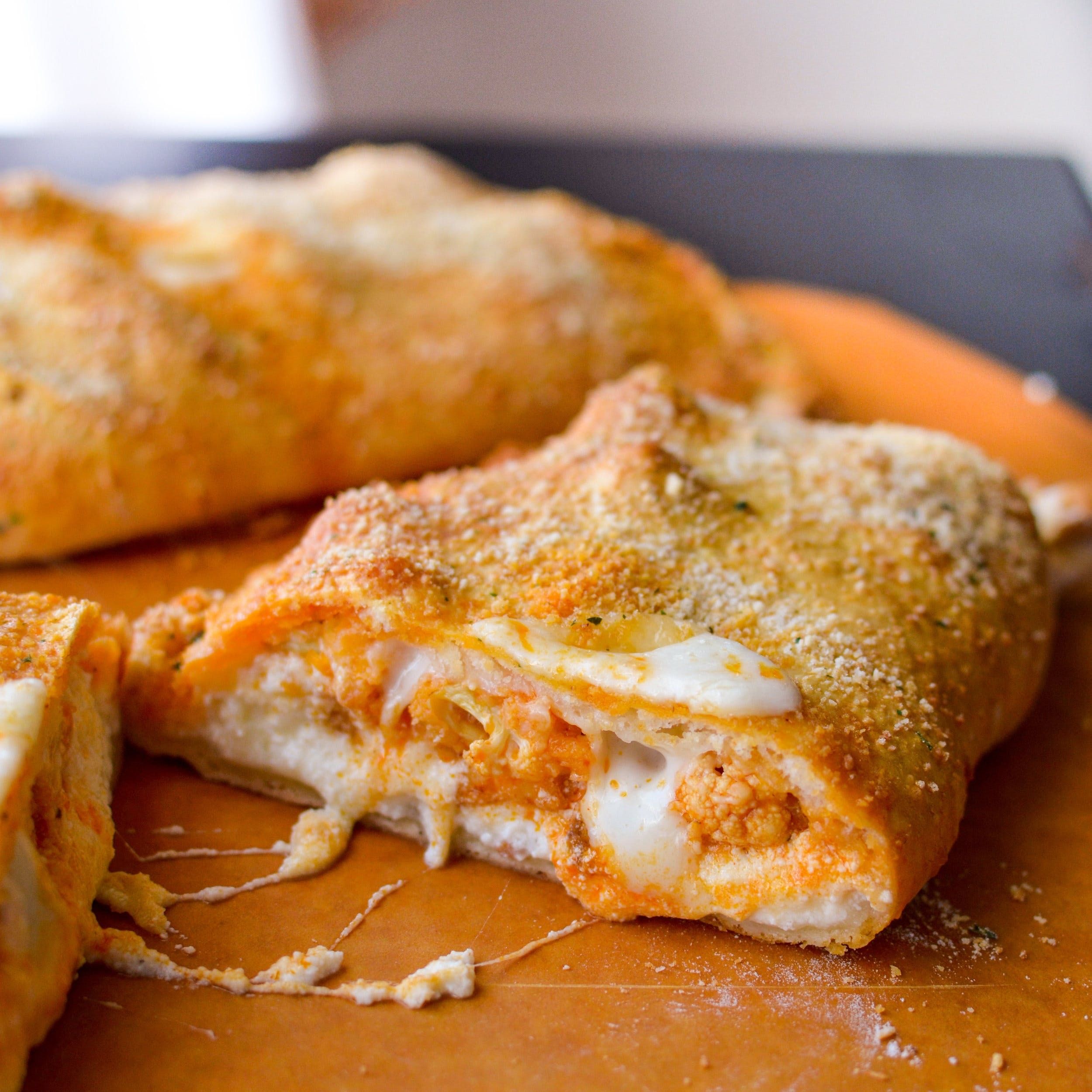 Spicy Chicken Stromboli.