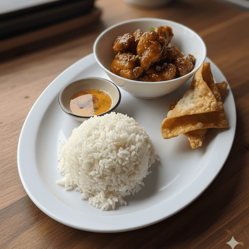 Orange Chicken Lunch.