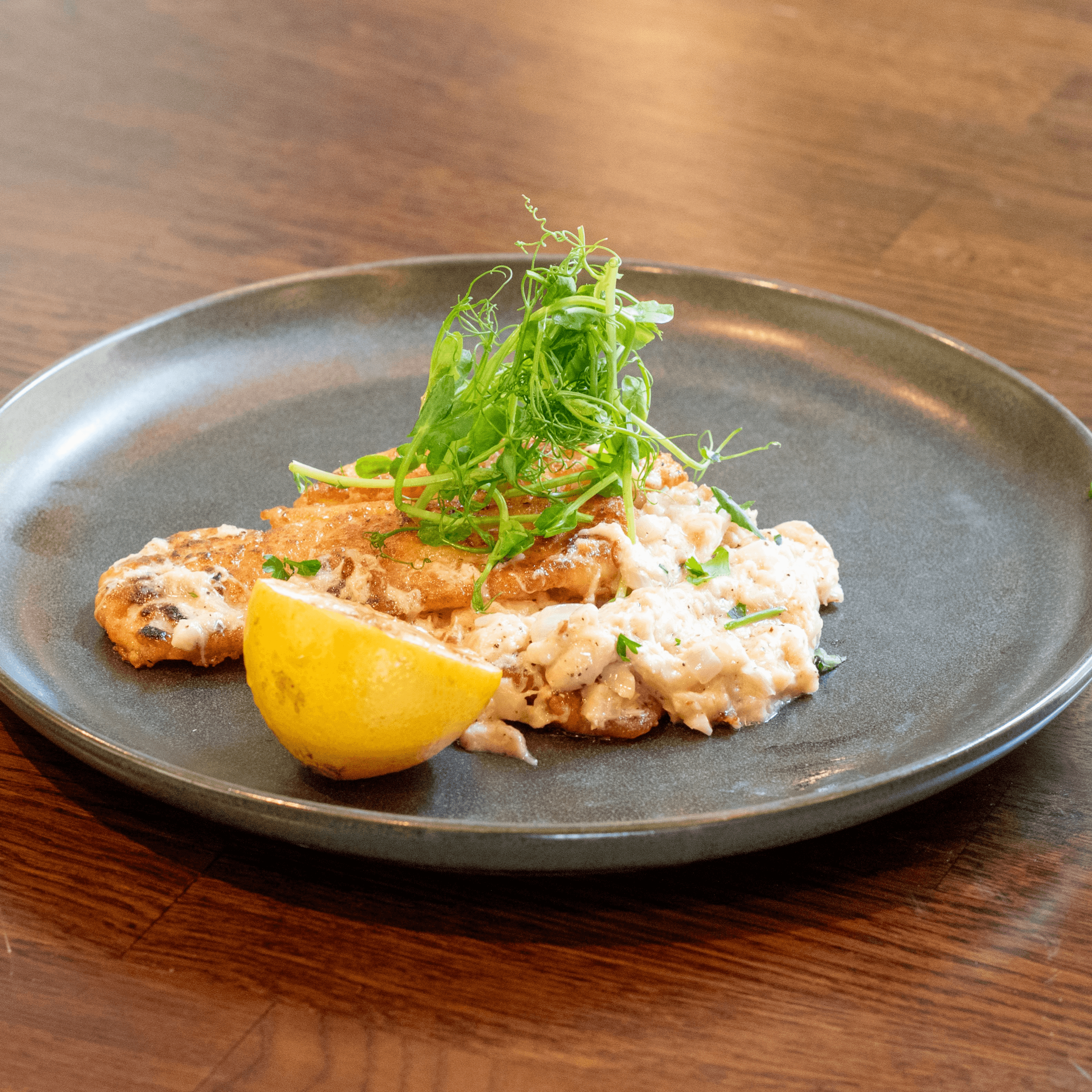 Flounder Pontchartrain.