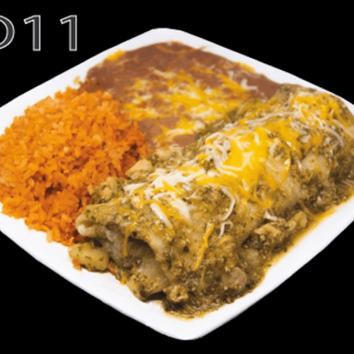 D11 Chile Verde Burrito