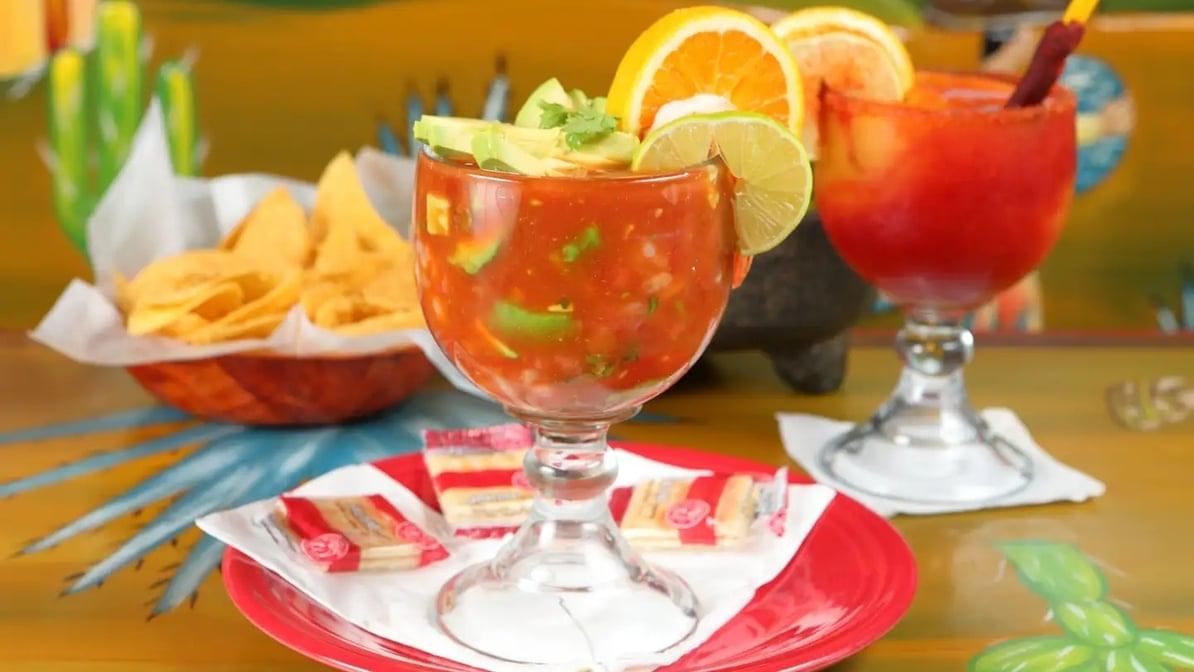 Patrón Shrimp Cocktail.