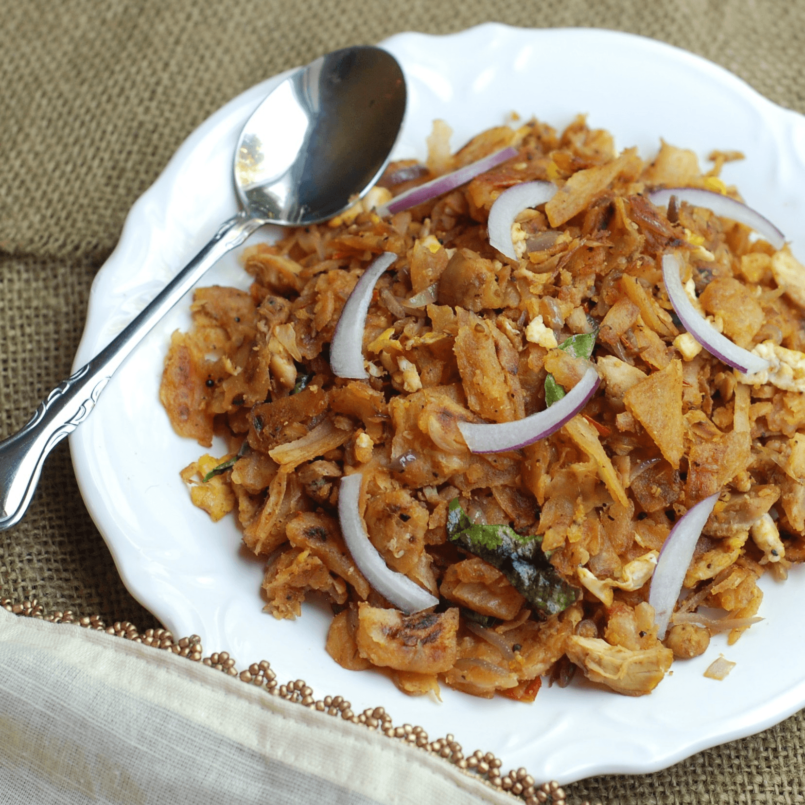 Kothu Parota Combo - 1 Veg & 1 Chicken.