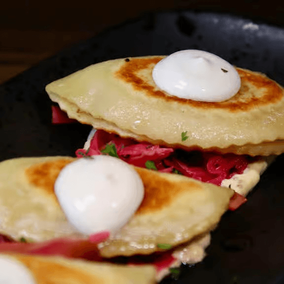 Short Rib Pierogis.