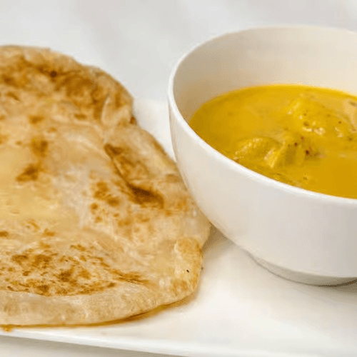 Roti with Chicken Yellow Curry.